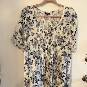 Floral swing dress